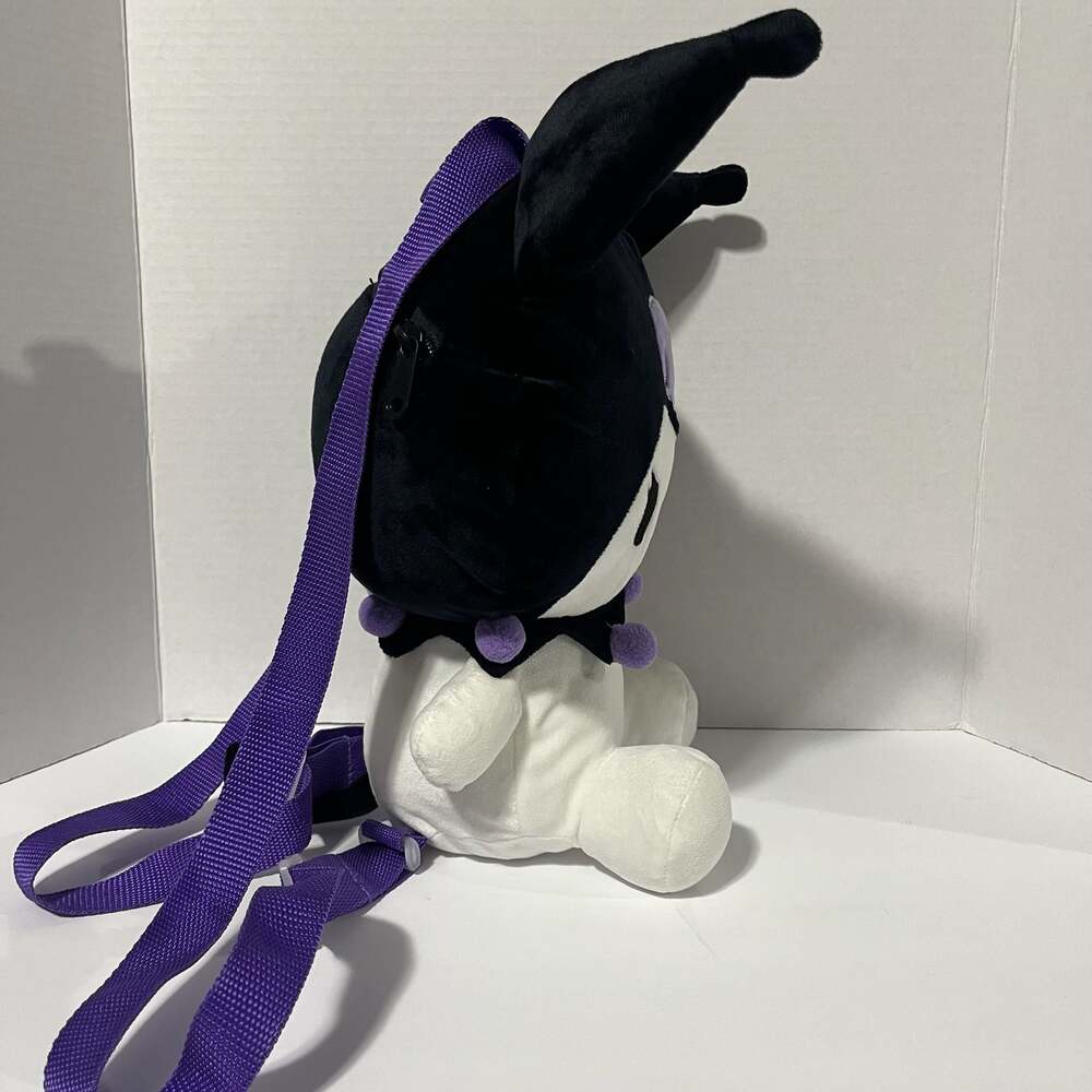 Sanrio Kuromi Character 14-Inch Plush Backpack - Picture 3 of 5